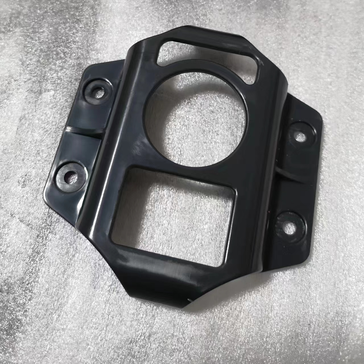 Custom Plastic Bracket top is oil finish bottom is normal